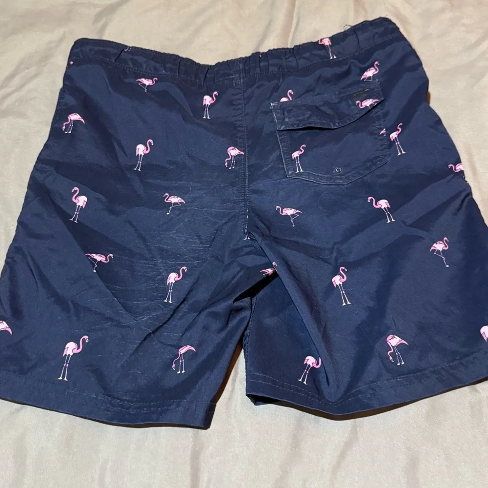 🦩 Hurley Boys’ “Pool Party” Flamingo Print Pull-On Swim‎ Shorts 🦩